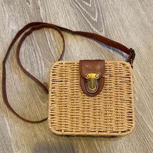 Woven Crossbody Bag
